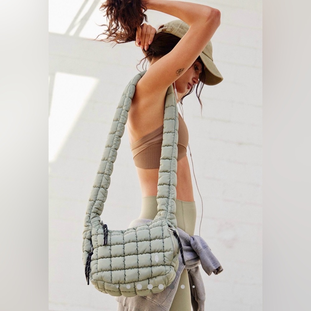 Free People Quilted Baby Carryall Sling Bag✨